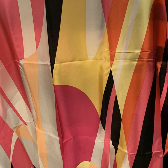 Echo Accessories - ECHO 100% Silk Multicolored 34" Square Scarf NWT